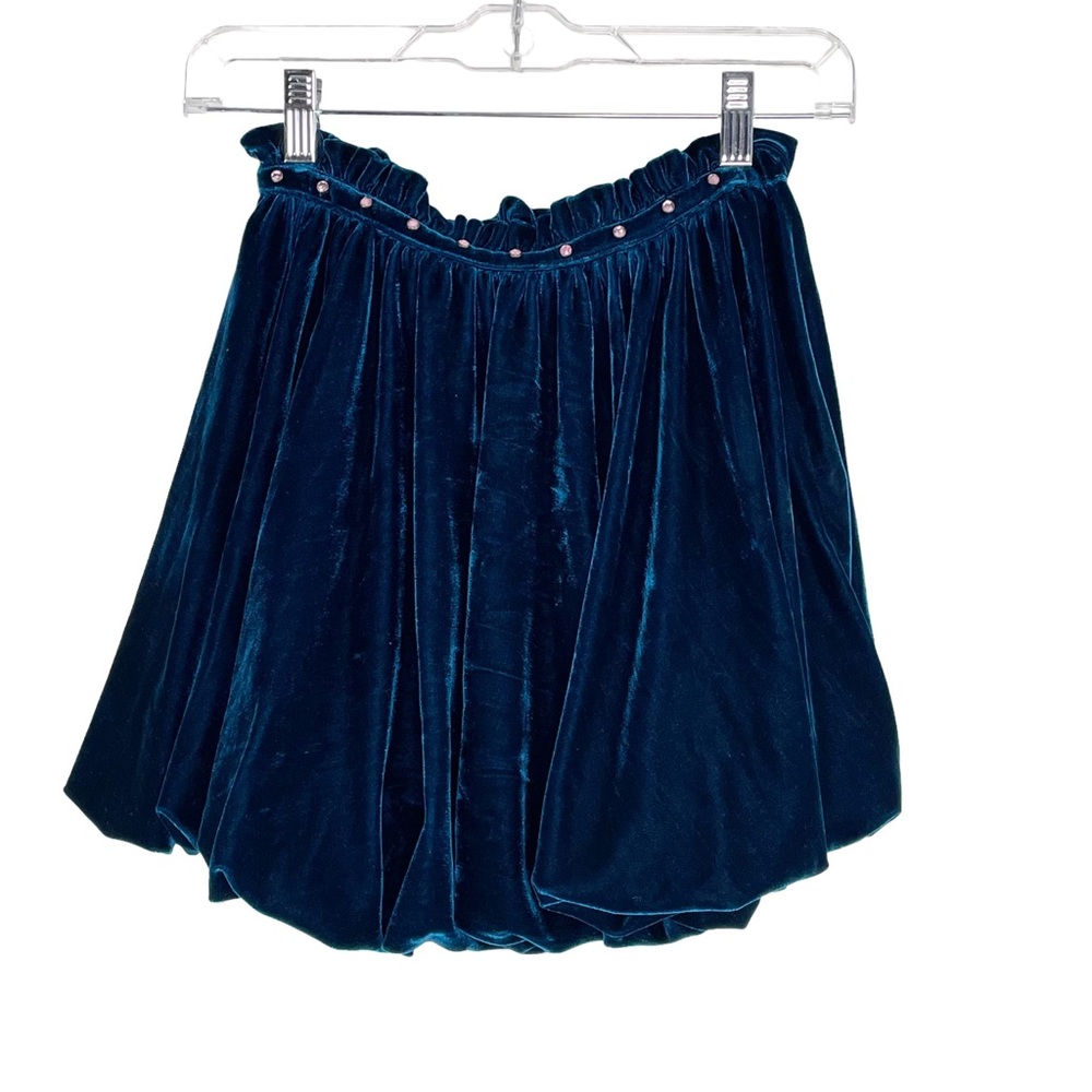 Velveteen Belinda Crushed Velvet Bubble Skirt Size 10 Girls